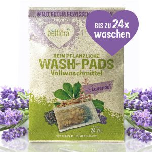 Lavendel Waschmittel mit Lavendelblüten für 12 Waschladungen